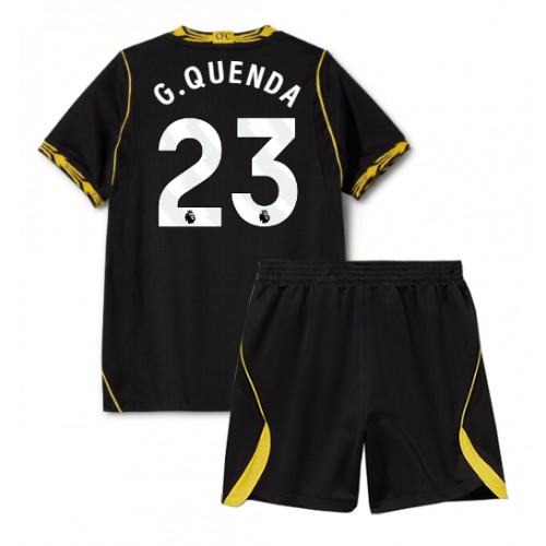 Chelsea Geovany Quenda #23 Vieras Peliasu Lasten 2026-27 Lyhythihainen (+ Lyhyet housut)